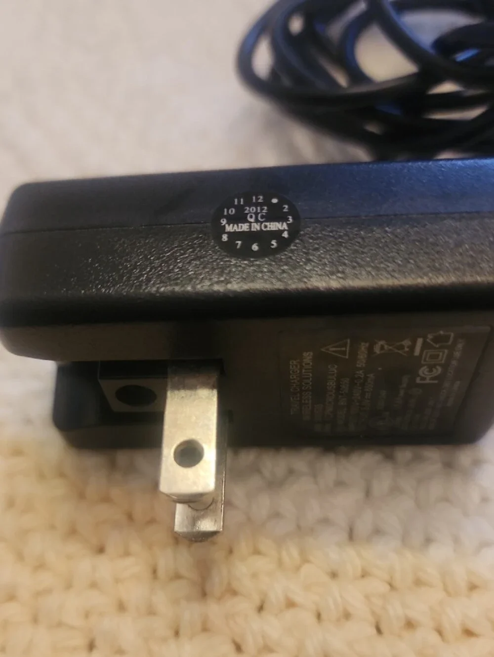 Motorola Travel Charger Wall Adapter - Black